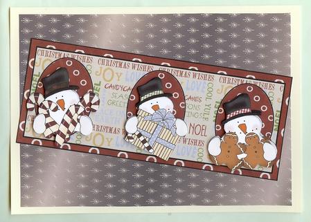 Coffee Golden Snowflake Backing by Christine Dixon