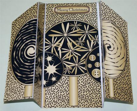 Metallic Forest Theatre Fold by Christine Dixon