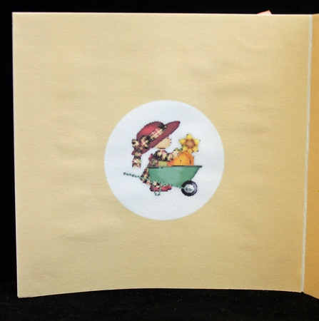 Garden Girl Thanksgiving Blessings - Square Card and Insert by Cindie Deasey