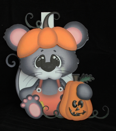 Halloween Mouse Flip-up Card 2 by Cindie Deasey