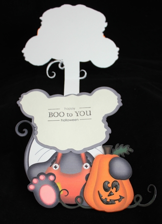 Halloween Mouse Flip-up Card 2 by Cindie Deasey