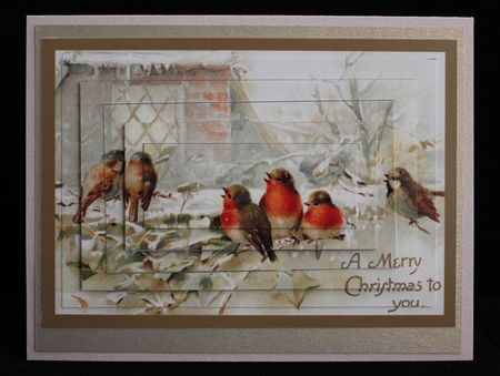 Christmas Birds Pyramid by Cindie Deasey