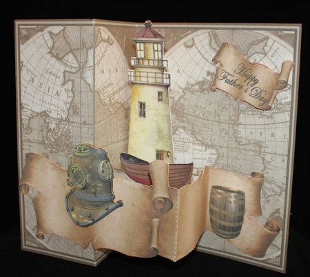 Z Fold pop-up      At sea by Cindie Deasey