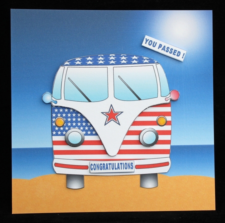USA CAMPER VAN  by Cindie Deasey