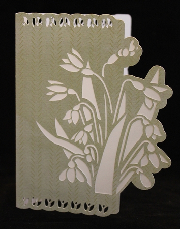 Snowdrop - Layered Over The Edge by Cindie Deasey
