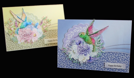 Hummingbird Bouquet Bumper Kit.2 by Cindie Deasey