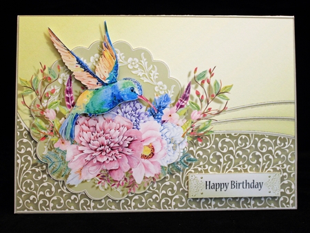 Hummingbird Bouquet Bumper Kit.2 by Cindie Deasey