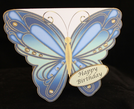 Cut & Fold Butterfly Shaped Card 6 by Cindie Deasey