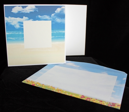 Z Fold Sunshine Days By The Sea Thank You Including Template by Cindie Deasey