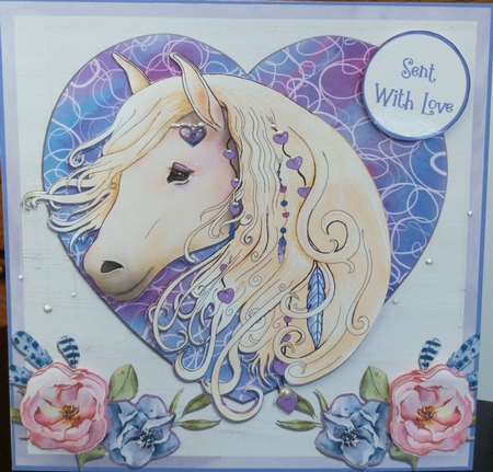 HEART HORSE 6x6 by Cindie Deasey