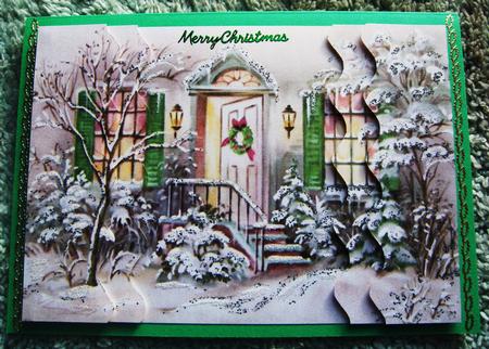 Christmas Welcome Door 2 Wavy Side Stacker by Cindy Thompson