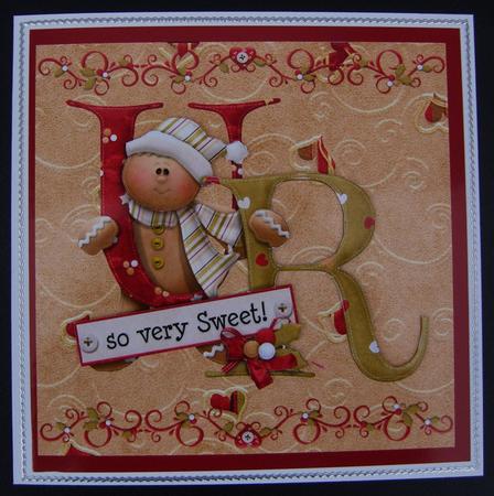 U R So Very Sweet Decoupage Card by Cindy Thompson