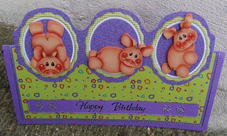 Its Piggy Time Over the Edge by Cindy Thompson