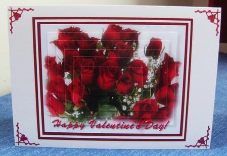 Red Roses with Love, Pyramids by Cindy Thompson
