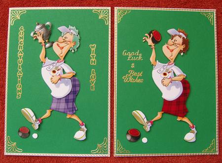 Bowls Lady Decoupage Sheet. by Cindy Thompson