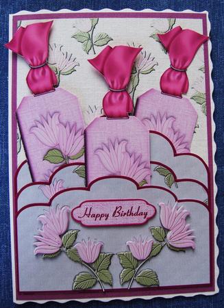 Deco Flowers Scalloped Top Pocket Bookmarks Kit by Cindy Thompson