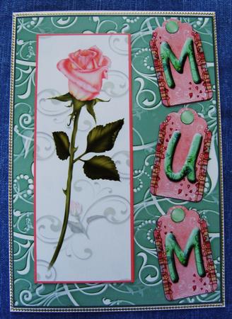 Mum Tags with a Rose by Cindy Thompson