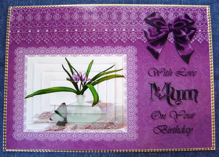 Flowers and Lace for Your Mums Birthday by Cindy Thompson