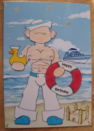 Sailor Doodles Digital Stamp by Cindy Thompson