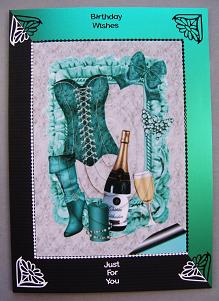 Gorgeous Turquiose Basque, Oval Pyramids by Cindy Thompson