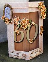 Golden Roses 3D Terrarium Card Kit by Cindy Thompson