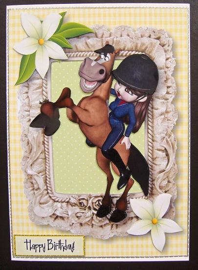 My Best Friend, in Frilly Frame by Cindy Thompson