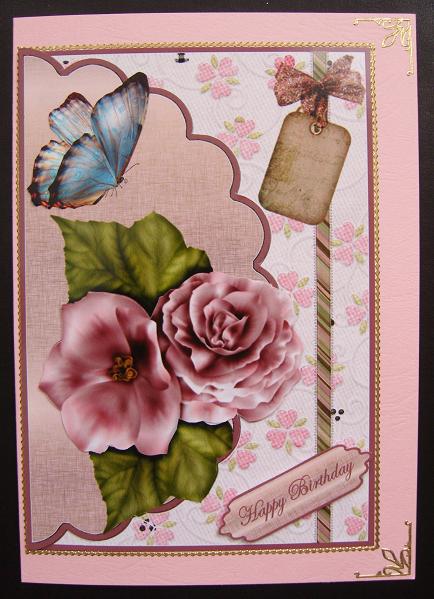 Sweet Floral Butterfly by Cindy Thompson