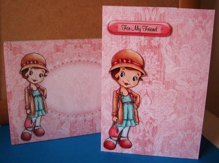 Modern Vintage Girl - Portfolio Card Kit by Cindy Thompson