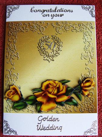 Golden Rose Topper by Cindy Thompson