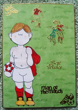 Football Hunk Doodles Digital Stamp by Cindy Thompson