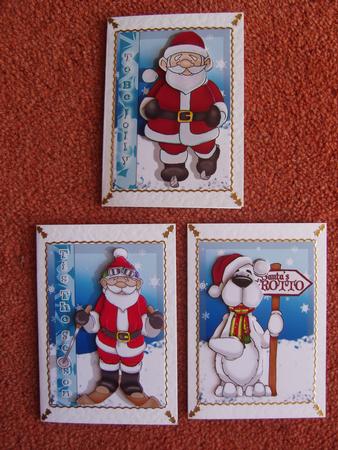 Festive Doodles Atc's by Cindy Thompson