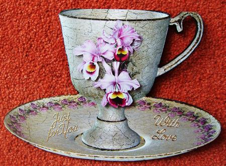 Enjoy a Cup of Tea and Think of Me Happy Birthday by Cindy Thompson