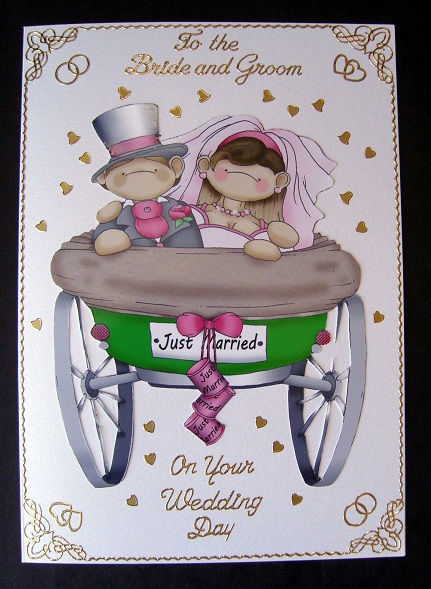 Wedding Carriage Doodles Large Image by Cindy Thompson
