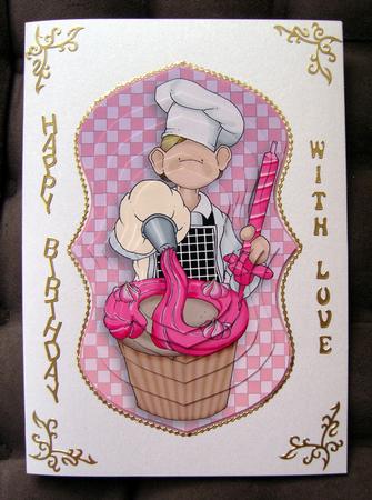 Freshly Baked Doodles Pink Pyramage by Cindy Thompson
