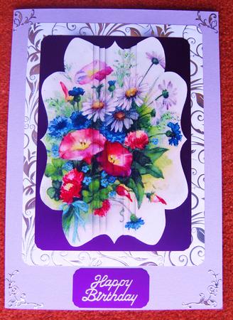 Wildflower Bunch Bracket Side Stackers by Cindy Thompson