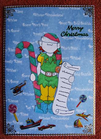 Santa's Helper Doodles Digital Stamp by Cindy Thompson