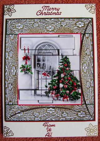 Intertwined Pyramid a Magical Chrisrmas Moment by Cindy Thompson