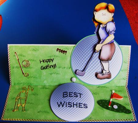 Golfer Doodles Step by Step by Cindy Thompson