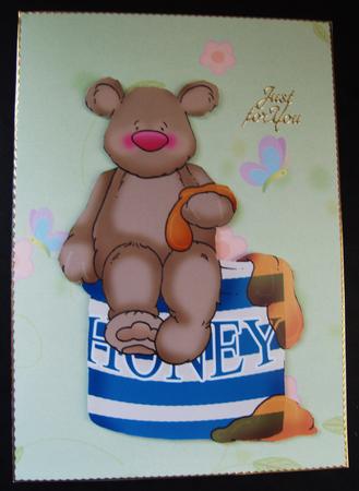 Honey Bear Doodles Large Image by Cindy Thompson