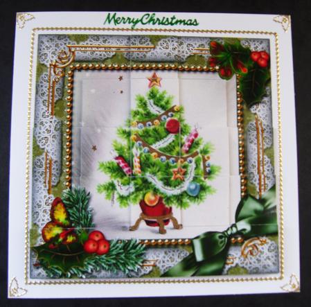 The Tree Holly 5inch Square Bottom Castle Stacker by Cindy Thompson