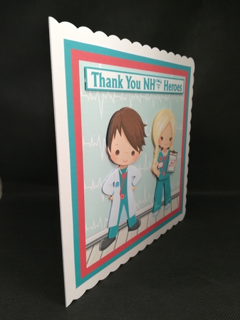 Thank You NHS Heroes  - Mini Kit & Decoupage by Claire Dyas