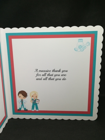 Thank You NHS Heroes  - Mini Kit & Decoupage by Claire Dyas