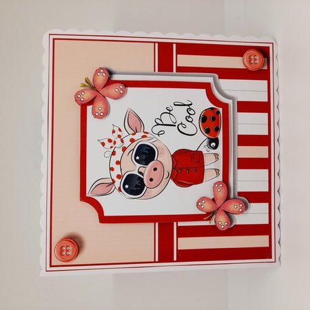 8x8 Little Miss Cool Mini Kit x4 A4 sheets  by Claire Dyas