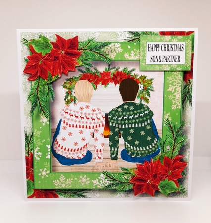 Fireside Christmas Couple Bumper Kit by Claire Dyas