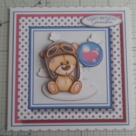 8x8 Little Pilot Decoupage Mini Kit - x4 A4 sheets  by Claire Dyas