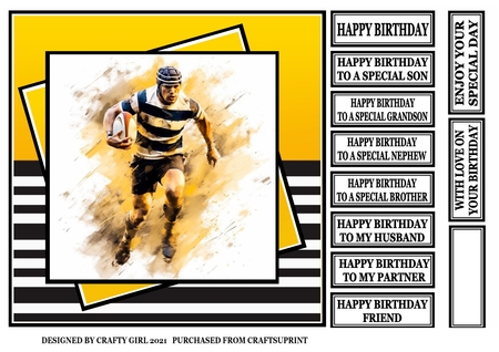 Rugby sport bundle 2 by Claire Dyas