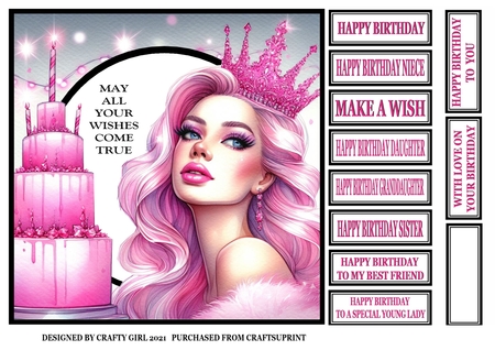 Pink Princess Birthday  by Claire Dyas