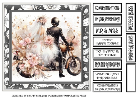 6x6 Grey & White Floral Frames 1-6 in PNG by Claire Dyas