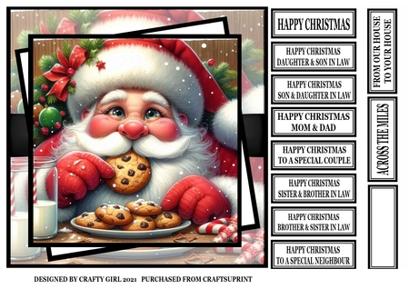 Cookie Santa  by Claire Dyas