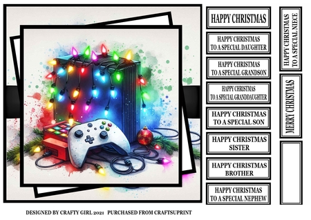 Festive Gamer by Claire Dyas